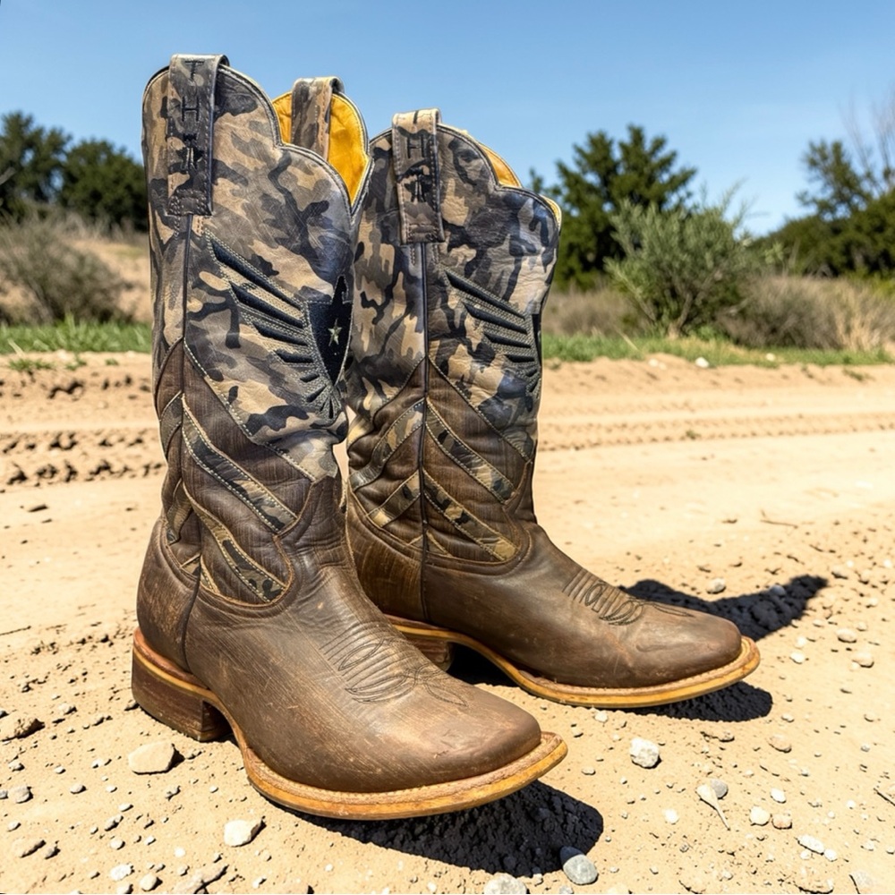 Tin Haul Men's Sergeant at Arms Western Boot Cowboy Boots Size 8.5